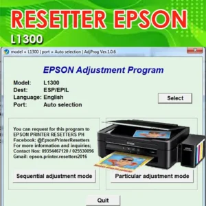 resetter epson l1300