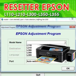 resetter epson l110 l210 l300 l350 l355