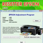 resetter epson l805